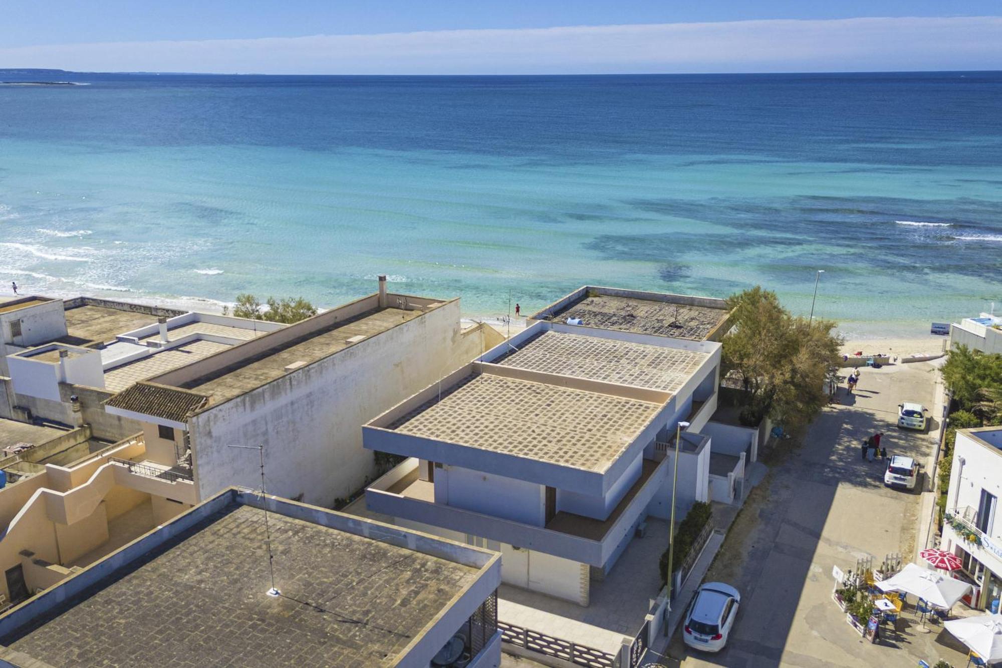 Torre Lapillo Apartment Sea View - Happy Rentals 포르토 세자레오 외부 사진